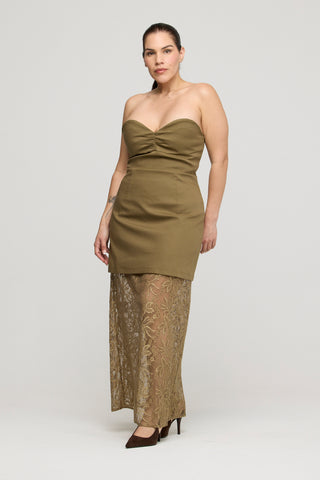 Nikki Lace Midi Underskirt